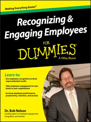 cover image of Recognizing & Engaging Employees For Dummies
